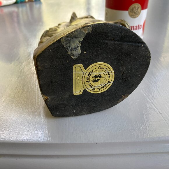 Castilian Imports HORSE HEAD STATUE  Brass/Copper vintage 7.25"h - Picture 7 of 9